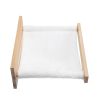 Wall-Mounted Cat Hammock, Cat Shelf and Perch for Wall, Cat Wall-Mounted Bed Furniture for Sleeping, Playing, Lounging, Natural