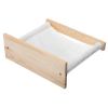 Wall-Mounted Cat Hammock, Cat Shelf and Perch for Wall, Cat Wall-Mounted Bed Furniture for Sleeping, Playing, Lounging, Natural