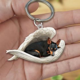 Creative Fashion Cute Dog-shaped Acrylic Keychain (Color: 28Style, Specification: Double Sided Printing)