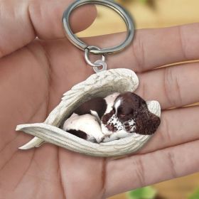Creative Fashion Cute Dog-shaped Acrylic Keychain (Color: 37style, Specification: Double Sided Printing)