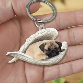 Creative Fashion Cute Dog-shaped Acrylic Keychain (Color: 15style, Specification: Double Sided Printing)