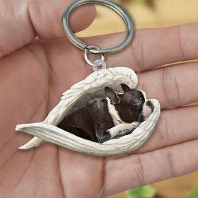 Creative Fashion Cute Dog-shaped Acrylic Keychain (Color: 4style, Specification: Double Sided Printing)