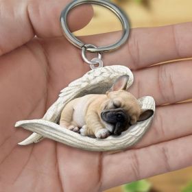 Creative Fashion Cute Dog-shaped Acrylic Keychain (Color: 20style, Specification: Single Sided Printing)