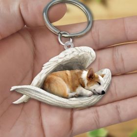 Creative Fashion Cute Dog-shaped Acrylic Keychain (Color: 30Style, Specification: Double Sided Printing)