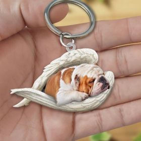 Creative Fashion Cute Dog-shaped Acrylic Keychain (Color: 6style, Specification: Single Sided Printing)