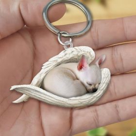 Creative Fashion Cute Dog-shaped Acrylic Keychain (Color: 38Style, Specification: Single Sided Printing)
