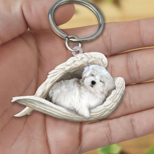 Creative Fashion Cute Dog-shaped Acrylic Keychain Creative Fashion Cute Dog-shaped Acrylic Keychain