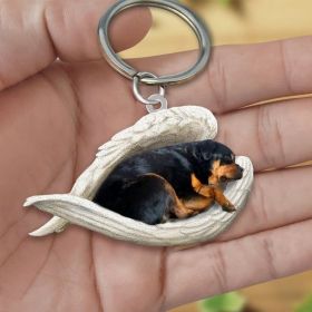 Creative Fashion Cute Dog-shaped Acrylic Keychain (Color: 7style, Specification: Single Sided Printing)