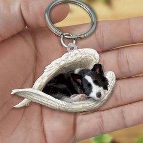 Creative Fashion Cute Dog-shaped Acrylic Keychain (Color: 19style, Specification: Single Sided Printing)