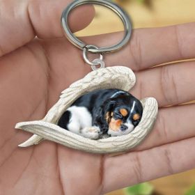 Creative Fashion Cute Dog-shaped Acrylic Keychain (Color: 17style, Specification: Single Sided Printing)