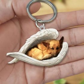 Creative Fashion Cute Dog-shaped Acrylic Keychain (Color: 18style, Specification: Single Sided Printing)