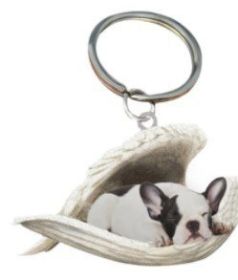 Creative Fashion Cute Dog-shaped Acrylic Keychain (Color: 44Style, Specification: Double Sided Printing)