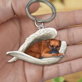Creative Fashion Cute Dog-shaped Acrylic Keychain (Color: 14style, Specification: Double Sided Printing)