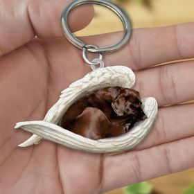 Creative Fashion Cute Dog-shaped Acrylic Keychain (Color: 34Style, Specification: Double Sided Printing)