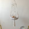 Cat Hammock Vintage Macrame Hanging Cat Beds Tassel Baskets