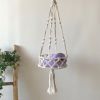 Cat Hammock Vintage Macrame Hanging Cat Beds Tassel Baskets