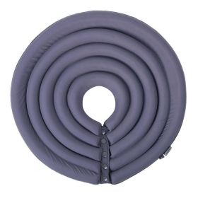 Cat Recovery Collar 8 Colors Pet Neck Cone Adjustable Easy Clean Puppy Kitty Surgery Recovery Collar Anti-bite Cone (Color: Grey, size: XS)