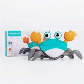 Escape Crab Rechargeable Electric Pet Musical Toys Children'S Toys Birthday Gifts Interactive Toys Learn To Climb Toys (Color: Green)