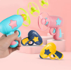 Cat Toys Teaser Cat Frisbee Toys Bamboo Dragonfly Catapult Tour Pet Toys Supplies