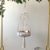 Cat Hammock Vintage Macrame Hanging Cat Beds Tassel Baskets