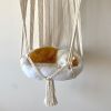 Cat Hammock Vintage Macrame Hanging Cat Beds Tassel Baskets