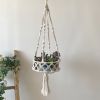 Cat Hammock Vintage Macrame Hanging Cat Beds Tassel Baskets