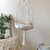 Cat Hammock Vintage Macrame Hanging Cat Beds Tassel Baskets