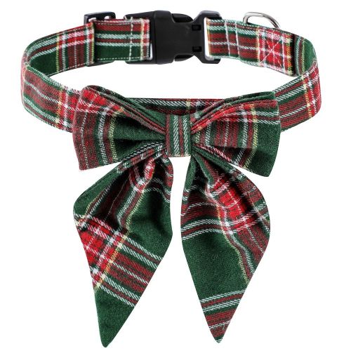 Christmas British Style Dog Collar Bow Tie